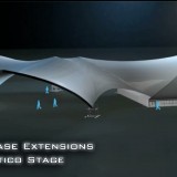 TriSpan on Base Extensions with Portico Stage